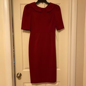 Maggie London dress. Size 2 NWT Color: Rosewood (rust red)